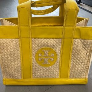 Tory Burch Tote! Beach, pool, or shopping tote.